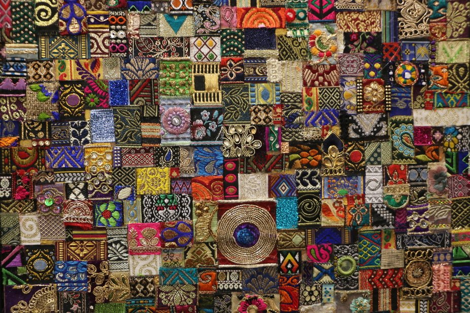 detail of a work by artist Paola Mezzanotte